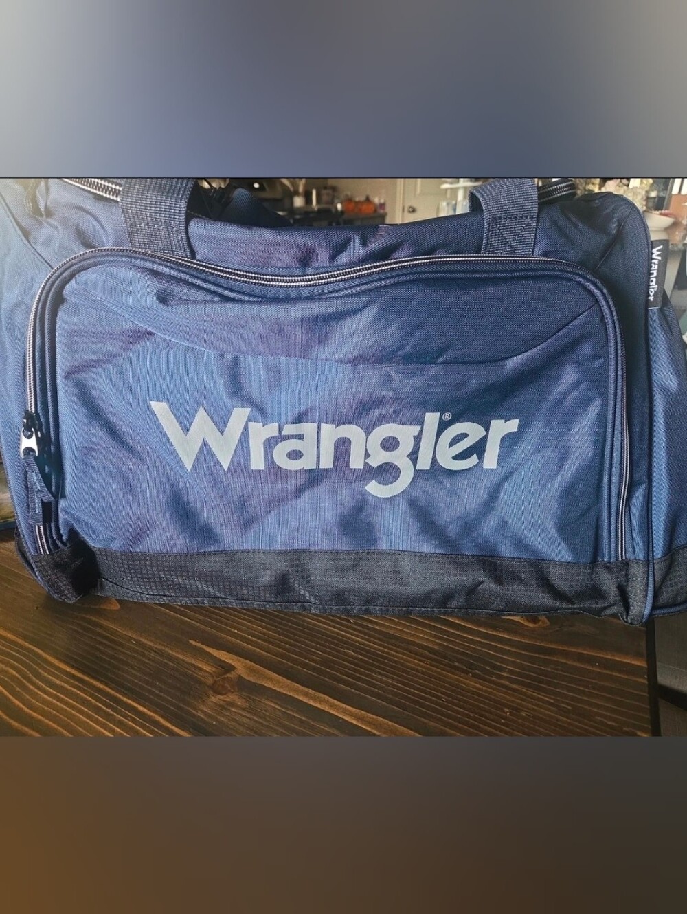 Wrangler Indigo Travel Duffel with Contrast Black Base